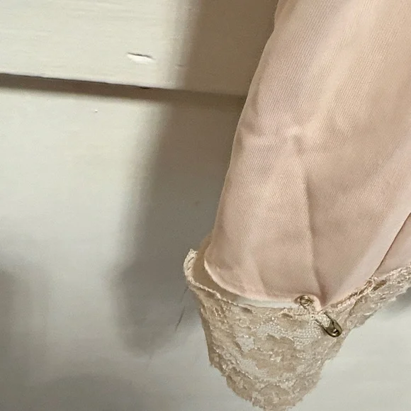 Vintage Vassarette Elegant Lace Trim Slip Dress Cream 34A - Picture 6 of 9